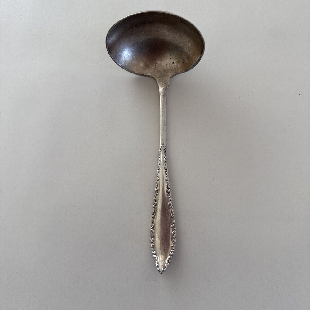 SAVORY 1847 Rogers/International Silverplate 7 1/4" GRAVY LADLE - spoon serving